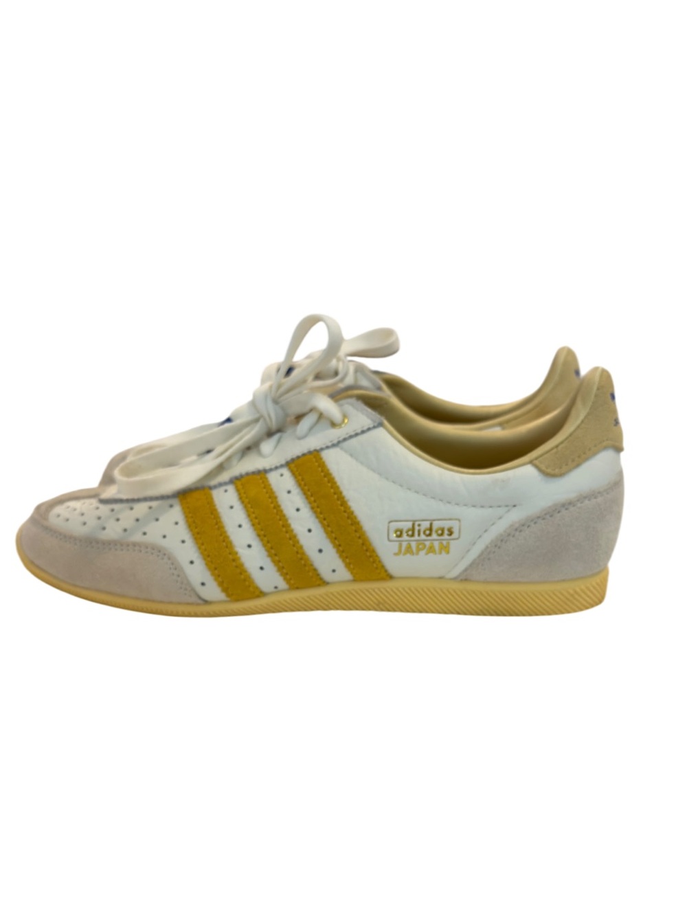 adidas Japan Shoes Cream Gold Vintage Retro Sneakers 1964 Size 7.5W/6.5 men - Picture 9 of 14